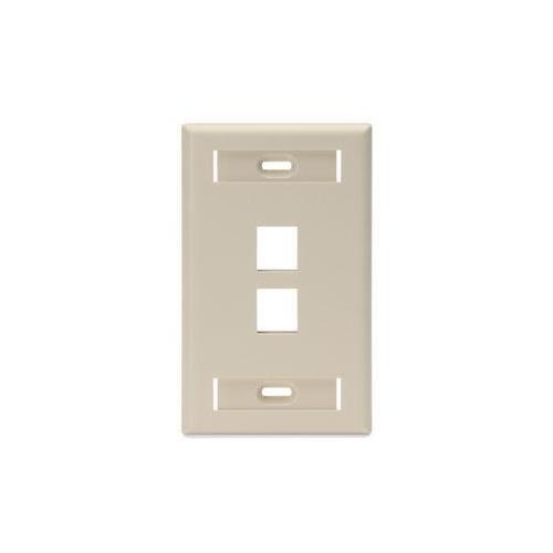 Leviton® 42080-2IS Multimedia Outlet System Wallplates