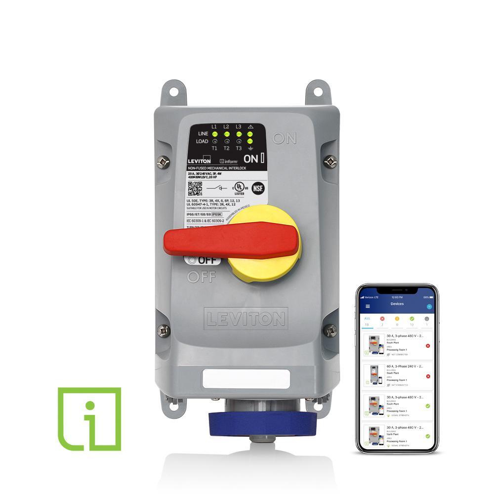 Leviton® 420MI9WLEVC Mechanical Interlocks