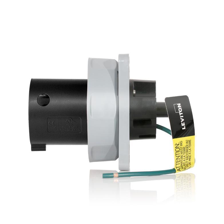 Leviton® 460B5WLEV Pin & Sleeve Inlets