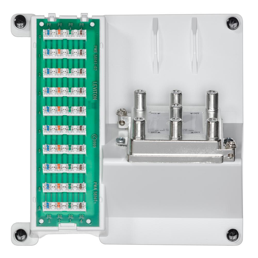 Leviton® 47603-2G6 Network Pre-Configured Cabling Panels
