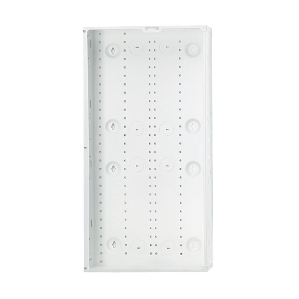 Leviton® Structured Media® 47605-28N Media Enclosure, For Use With Voice, Data, Video Wiring or Multiple Dwelling Unit Module, 28 in Enclosure, Surface Mount, Steel