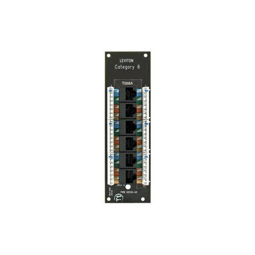 Leviton® 47611-C6 Media Network Center Voice & Data Module