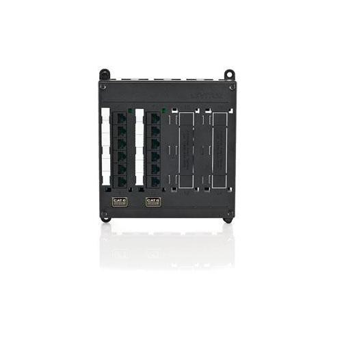 Leviton® 476TM-612 CU Media Patch Panels - Loaded