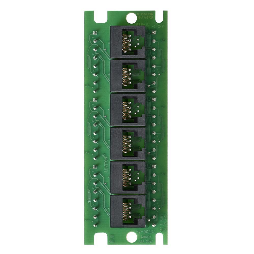 Leviton® 476TM-EX6 Audio & Video Patch Panels