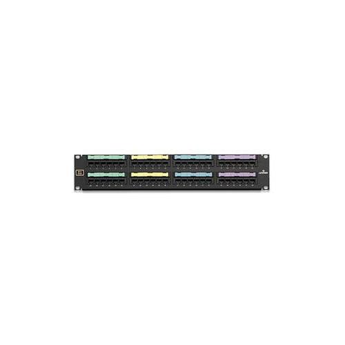Leviton® 49012-J48 CU Media Patch Panels - Loaded