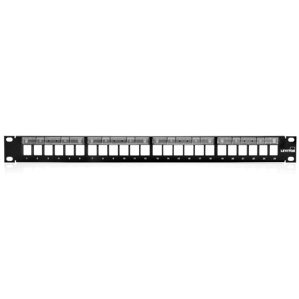 Leviton® 49255-L24 CU Media Patch Panels - Unloaded