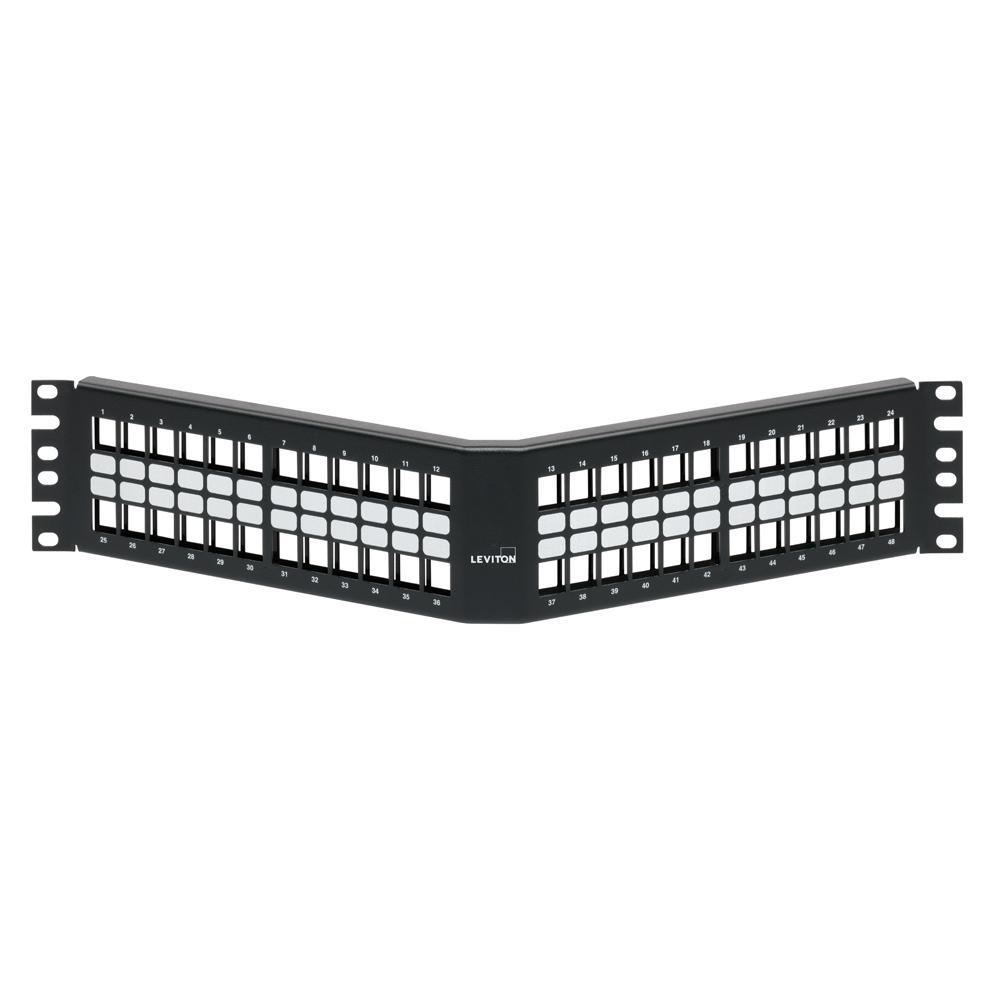 Leviton® 49256-H48 CU Media Patch Panels - Unloaded