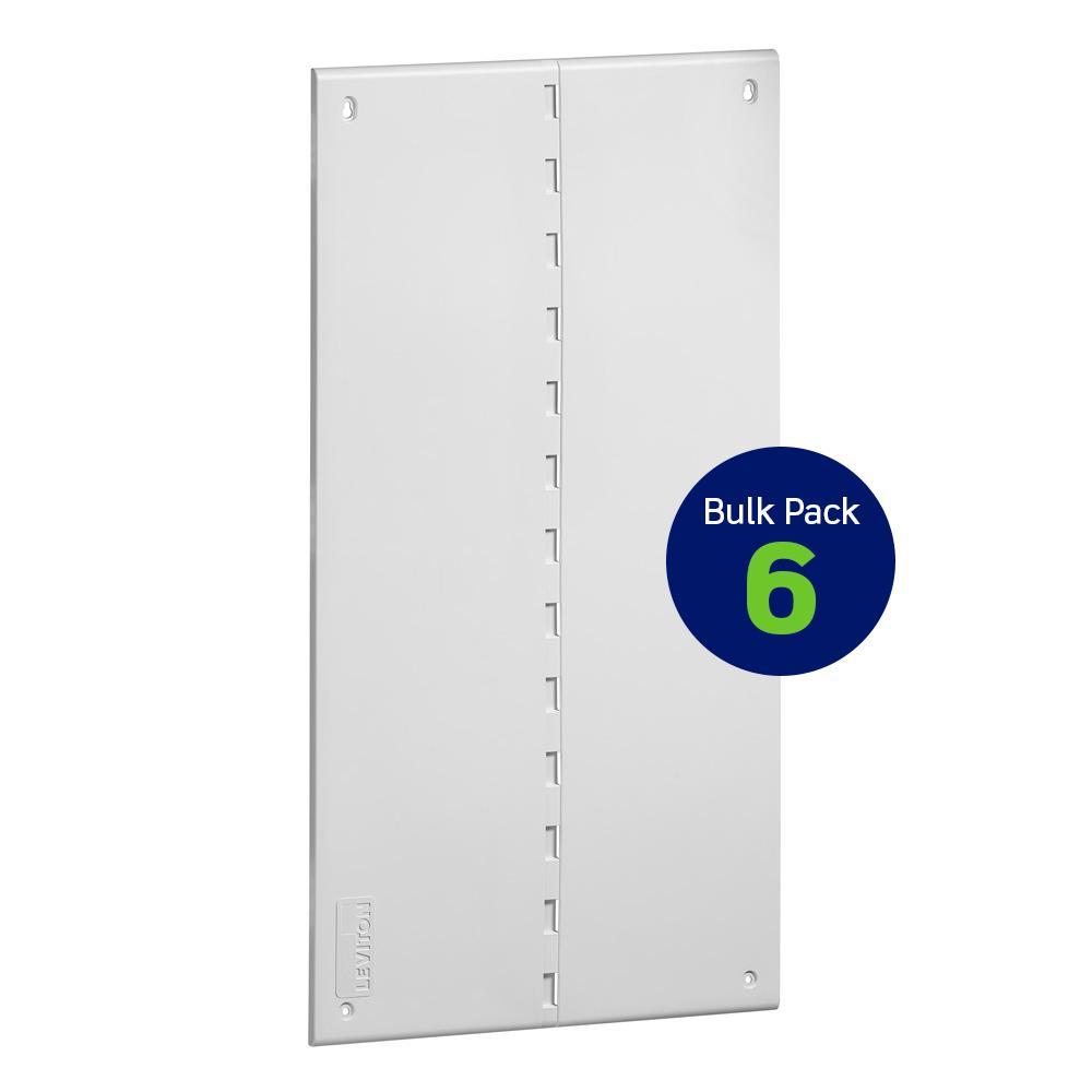 Leviton® 49605-28F Vented Flush Mount Cover, For Use With 28 in Wireless Structured Media™ Centers, Plastic, 29.52 in H x 15.73 in W x 0.38 in D