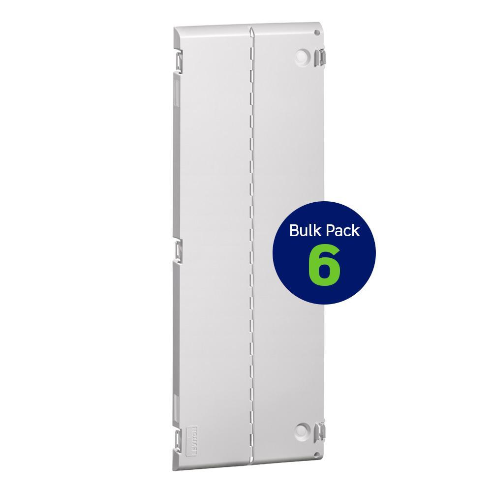 Leviton® 49605-42B Vented Hinged Door, For Use With 42 in Wireless Structured Media™ Centers, Plastic, 43.9 in H x 15.69 in W x 1.75 in D