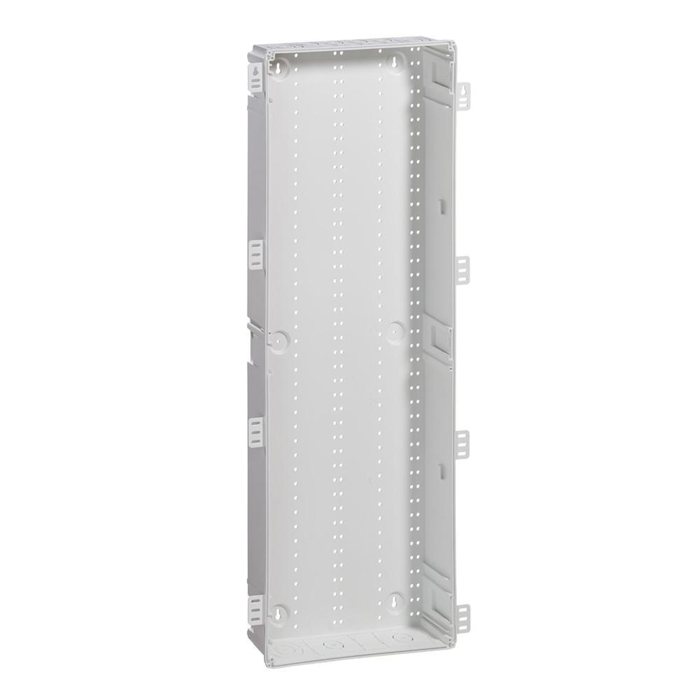 Leviton® 49605-42E Wireless Structured Media Enclosure, For Use With Leviton® Connected Home Patch Panels, Voice, Data, Video and Audio Distribution Modules, Surface Mount, Plastic