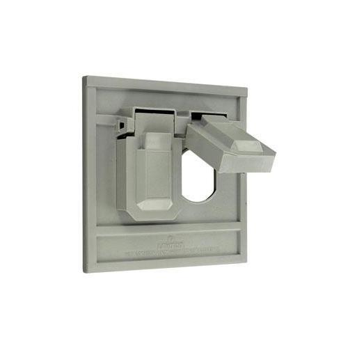 Leviton® 4986-GY Weather Resistant Wallplates and Covers