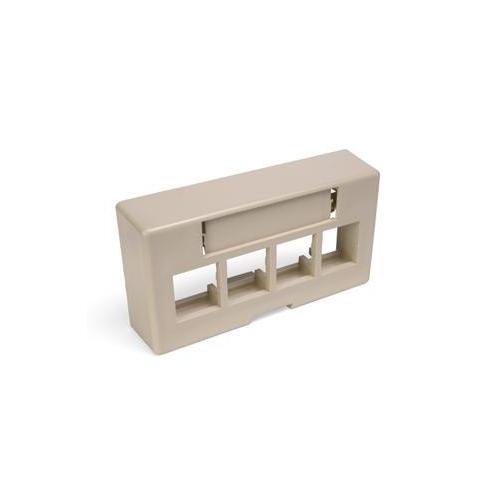 Leviton® 49910-EI4 Multimedia-Modular Jack Faceplates