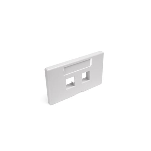 Leviton® 49910-HW2 Multimedia-Modular Jack Faceplates