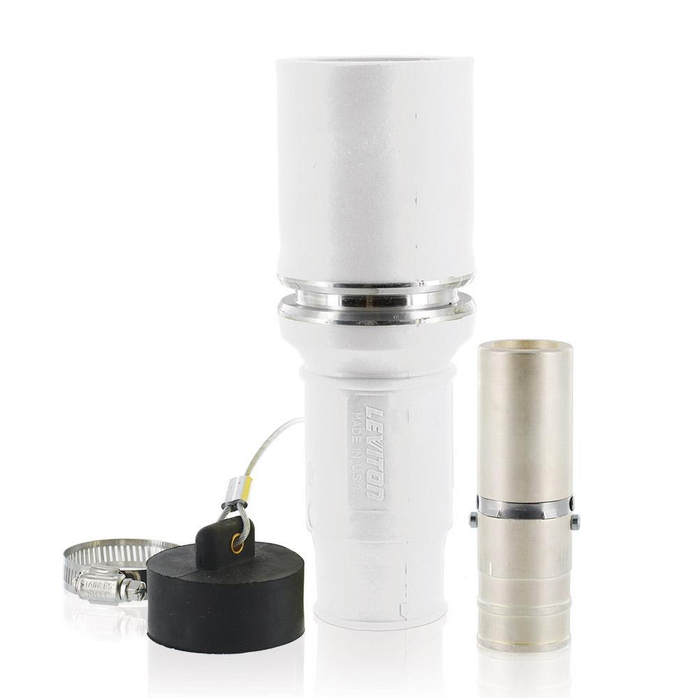 Leviton® 49F64-W Single Pole Plugs