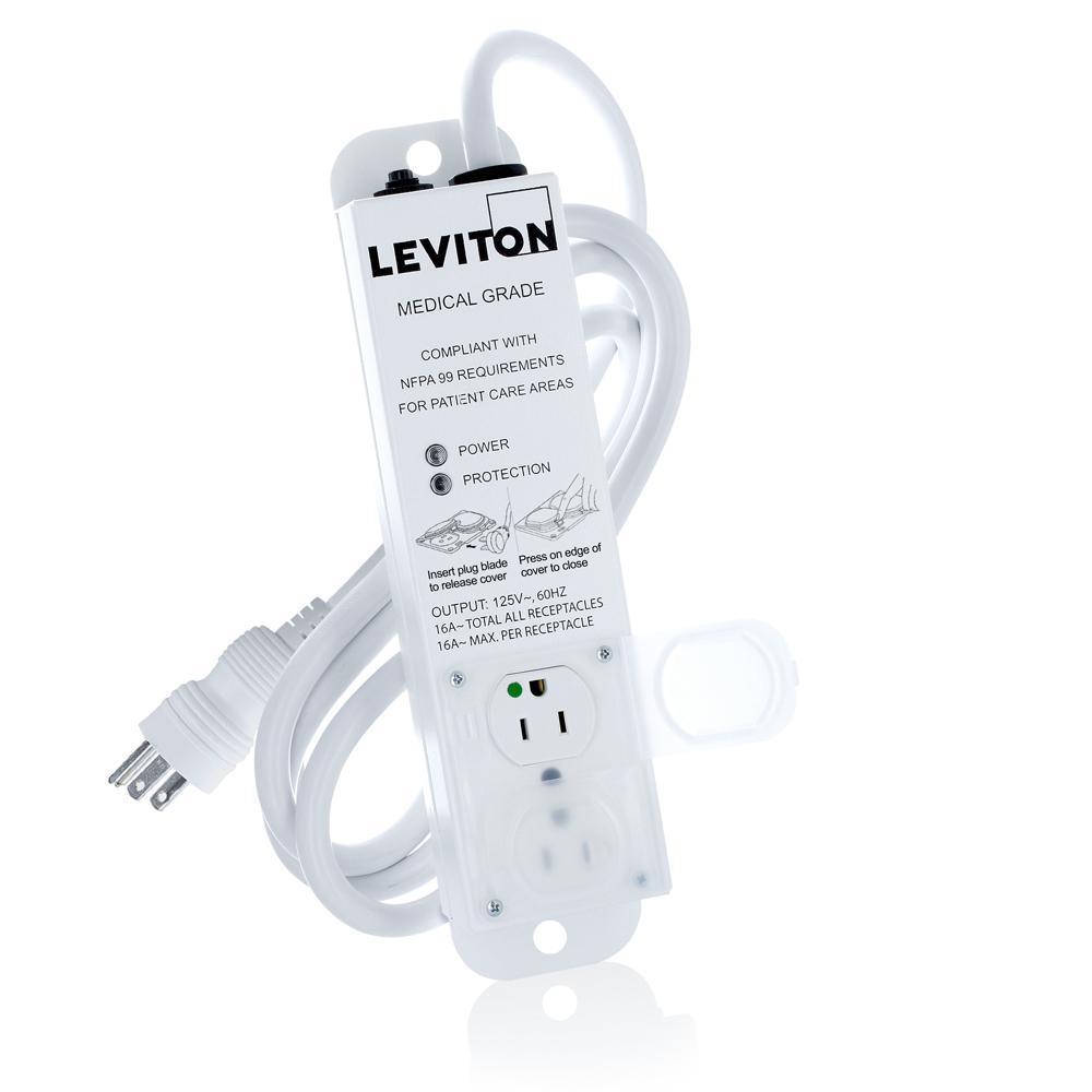 Leviton® 5302M-1S7 Surge Protected Outlet Strips