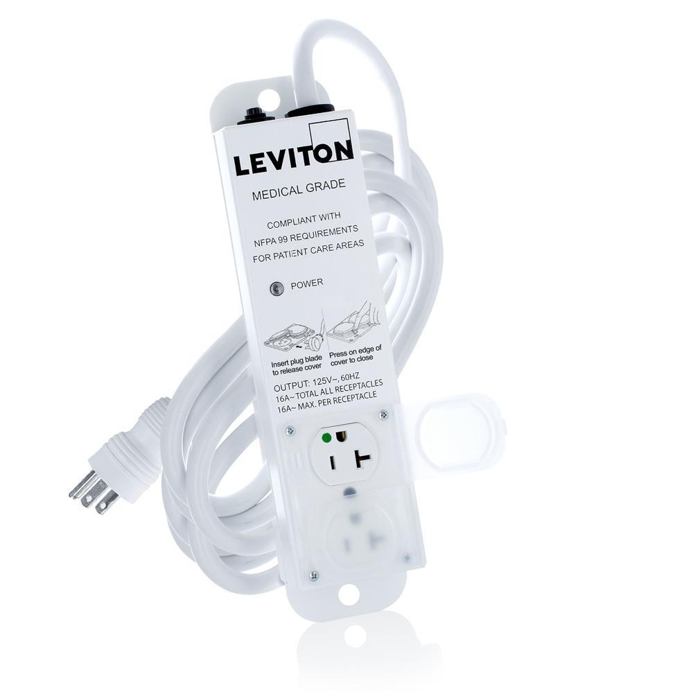 Leviton® 5302M-2N5 Power Outlet Strips