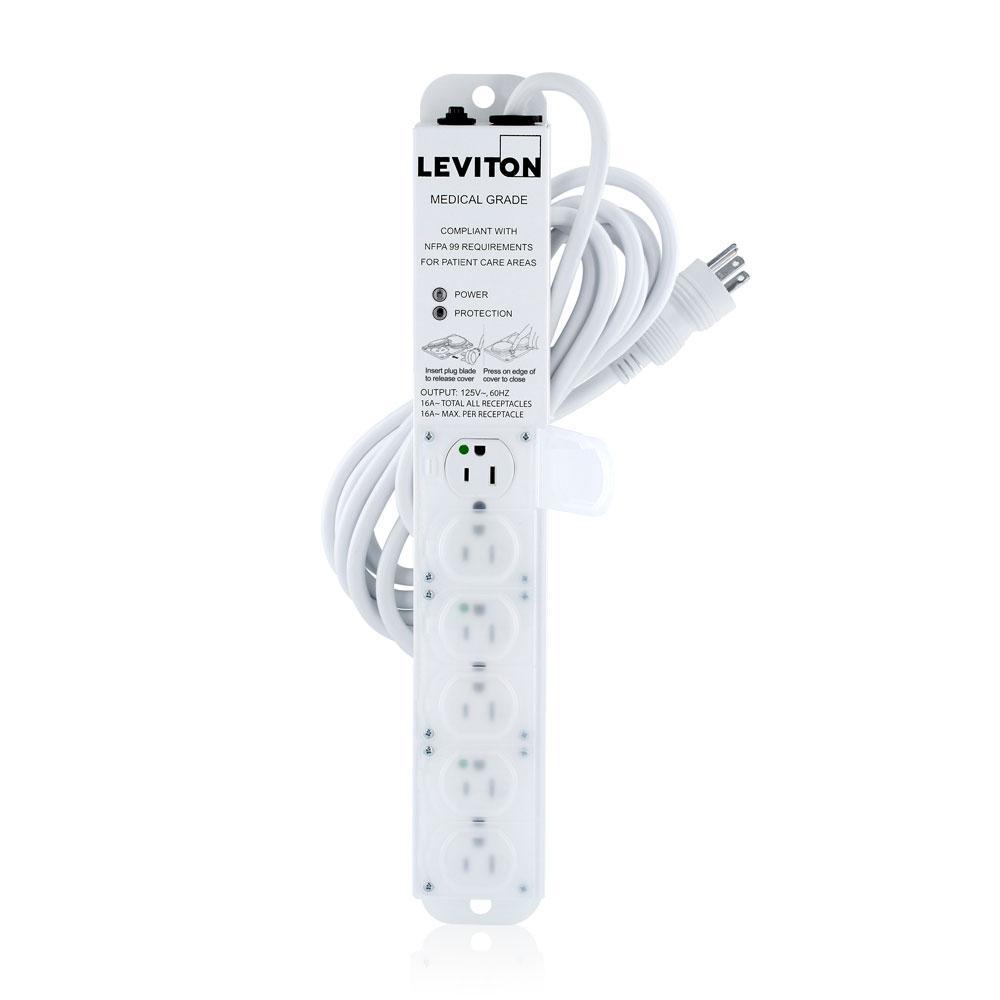 Leviton® 5306M-1S5 Surge Protected Outlet Strips