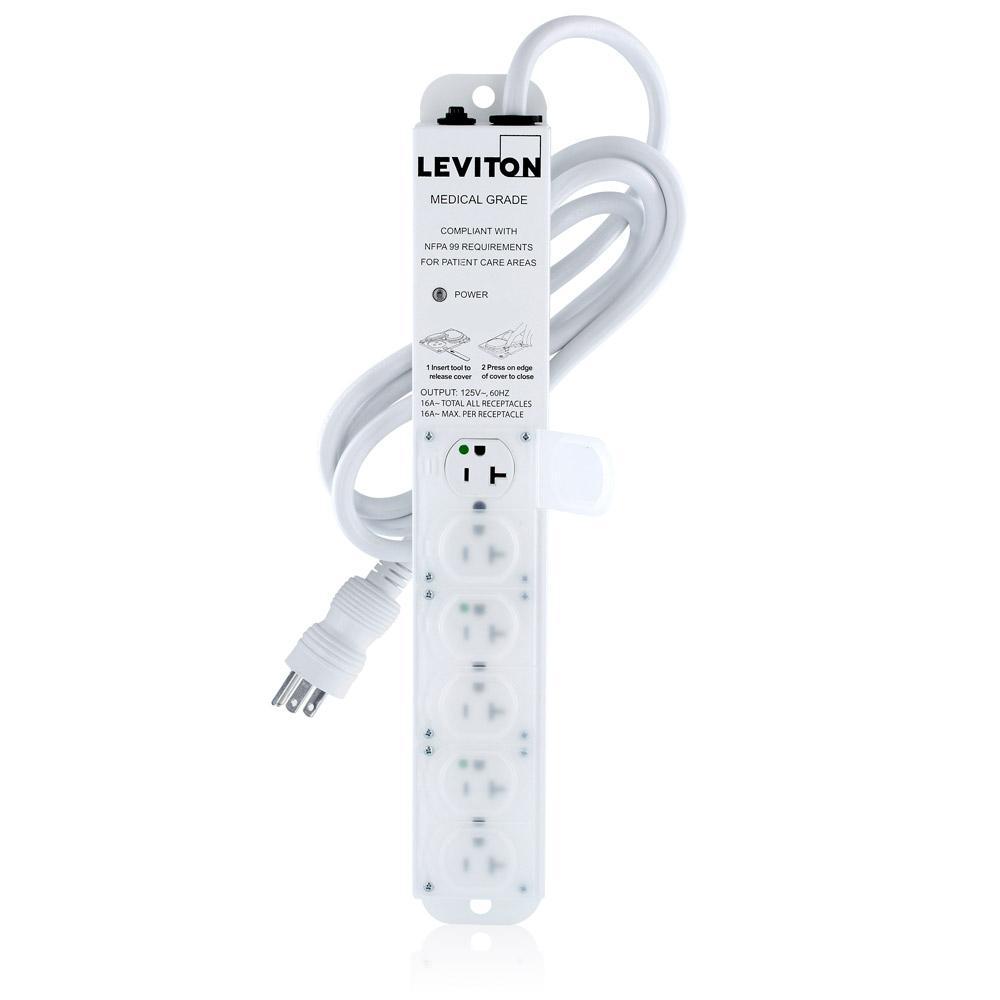Leviton® 5306M-2N7 Power Outlet Strips