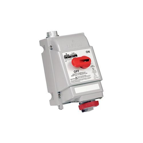 Leviton® 530MF7W Pin & Sleeve Mechanical Interlock Device