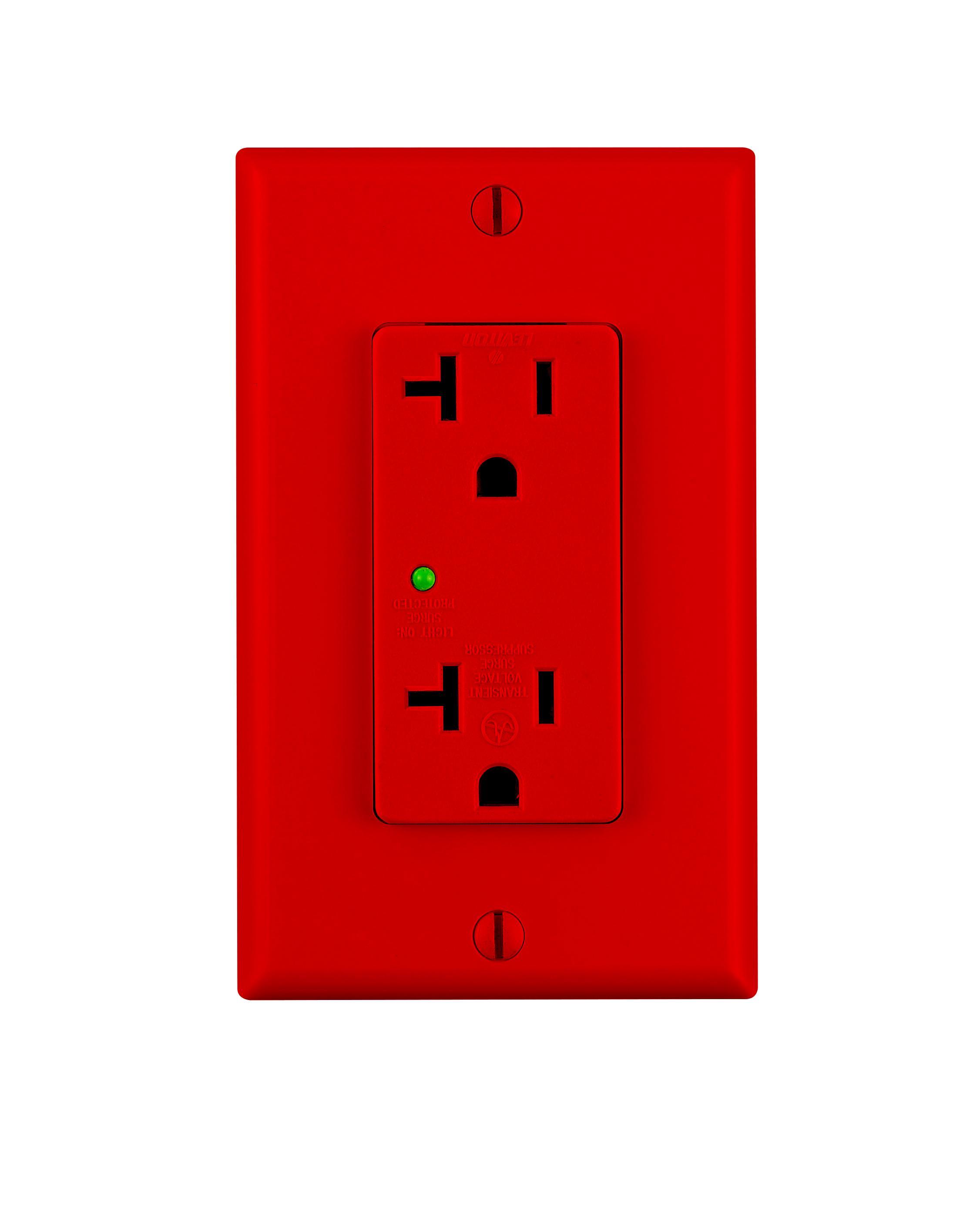 Leviton® 5380-R Straight Blade Receptacles