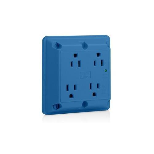 Leviton® 5480-BU Straight Blade Receptacles