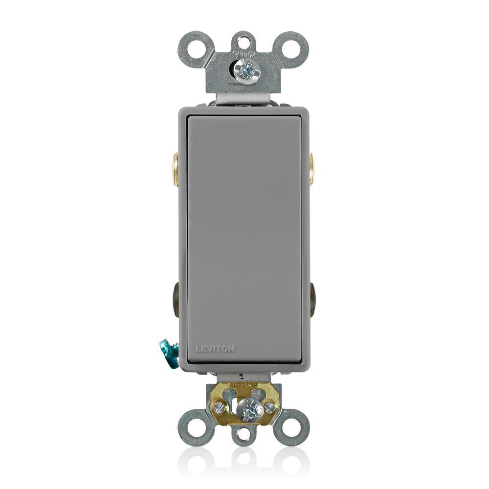 Leviton® 5624-2GY Decorative Switches