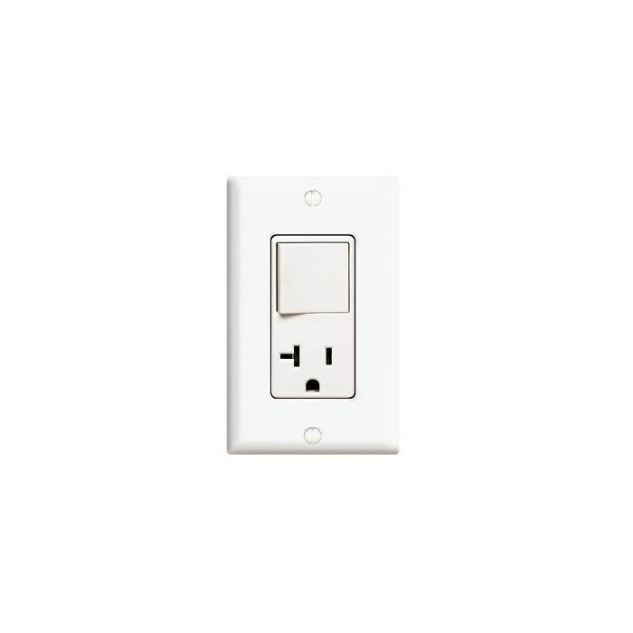 Leviton® 5636-W Combination Switches Decorative