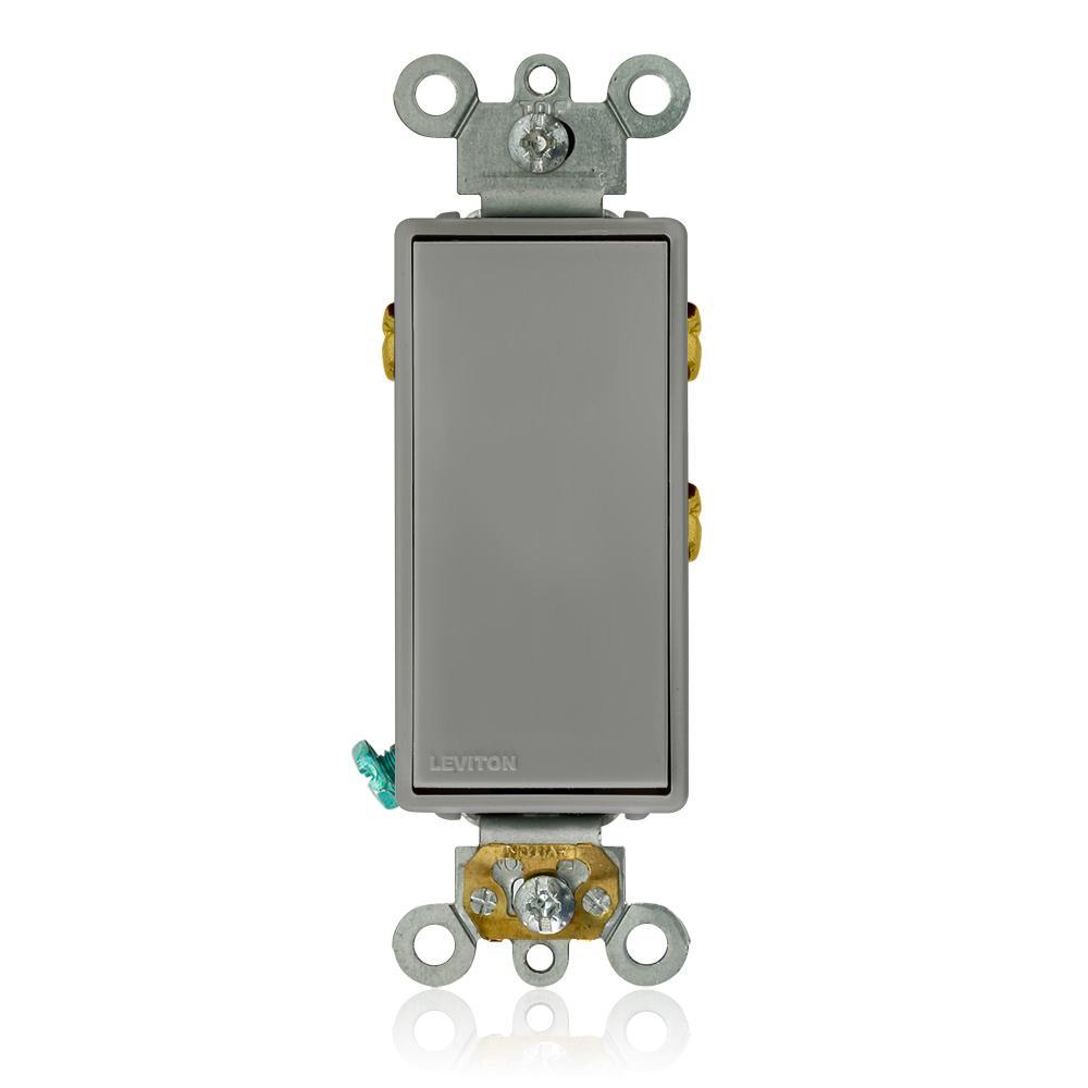Leviton® 5685-2GY Decorative Switches