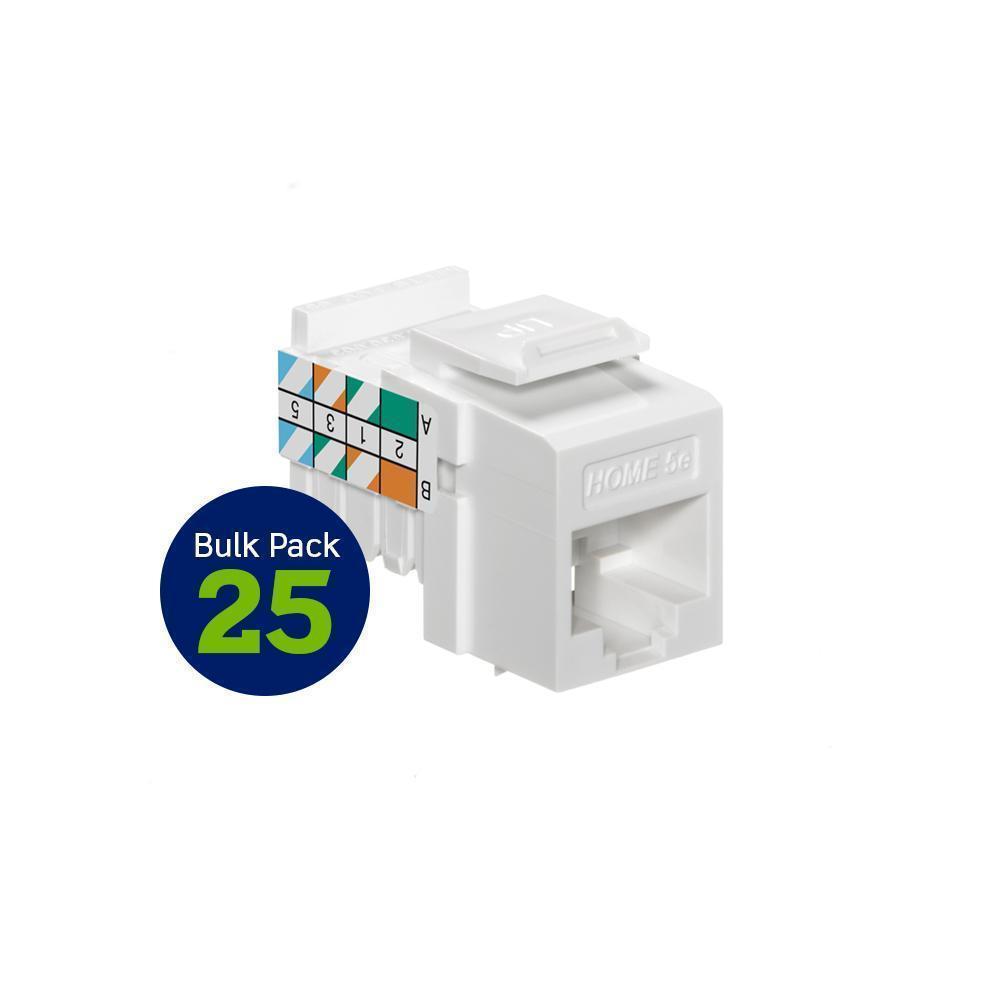 Leviton® 5EHOM-BW5 UTP Jack Inserts