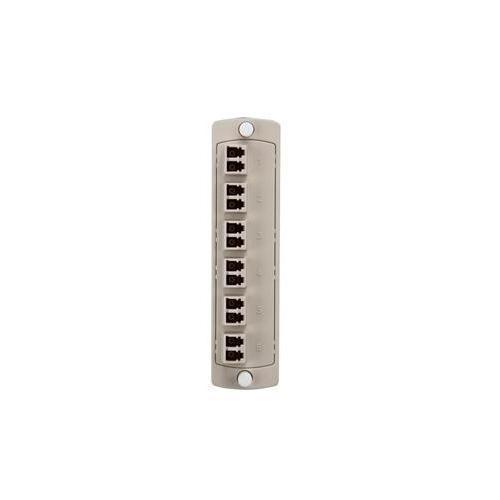 Leviton® 5F100-2IL FO Patch Panel Connector Adapter, Loaded
