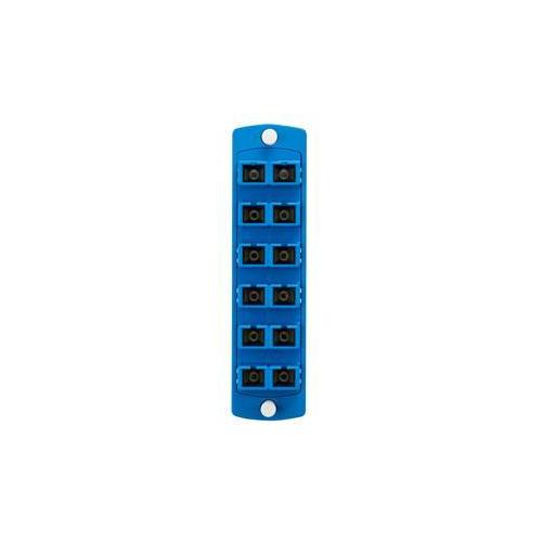 Leviton® 5F100-2LC FO Patch Panel Connector Adapter, Loaded