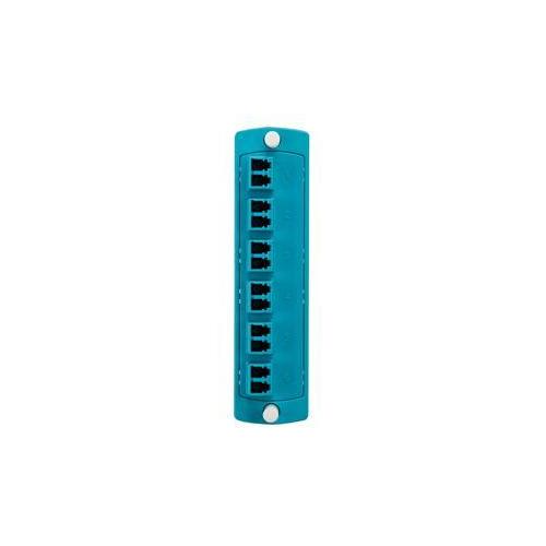 Leviton® 5F100-2QL FO Patch Panel Connector Adapter, Loaded