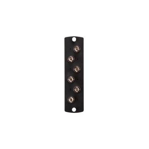 Leviton® 5F100-6MT FO Patch Panel Connector Adapter, Loaded