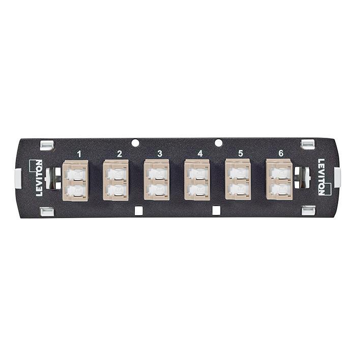 Leviton® 5F100-S2I FO Patch Panel Connector Adapter, Loaded