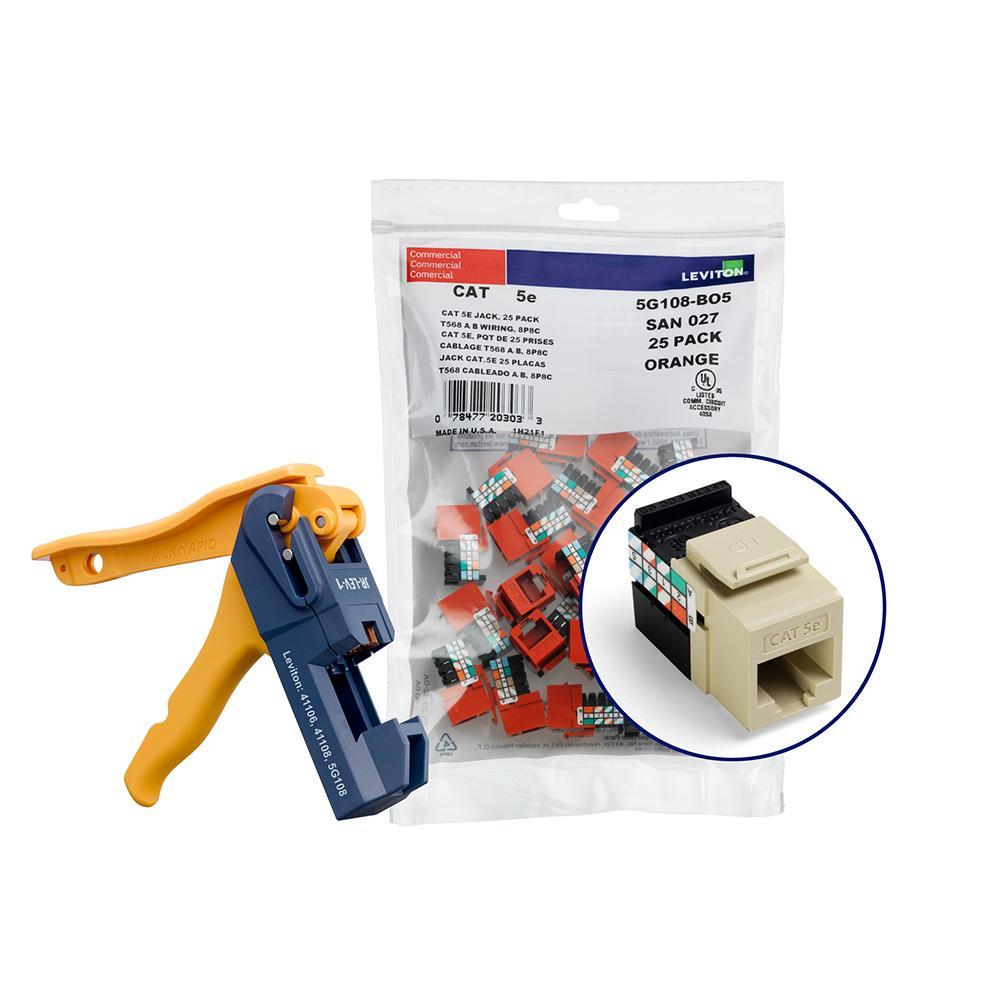 Leviton® 5G108-JI5 UTP Jack Inserts