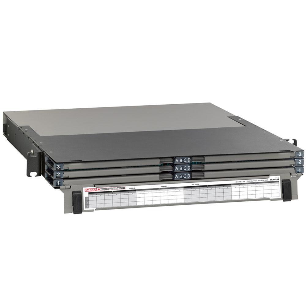 Leviton® 5R1UD-S12 Fiber Optic Patch Panels - Unloaded