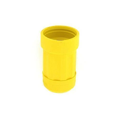 Leviton® Black & White® 6018-Y Weather Resistant Connector Boot, For Use With Straight Blade/Locking Plug and Connector, 15/20 A, 3-Wire Device, Thermoplastic Elastomer, Yellow