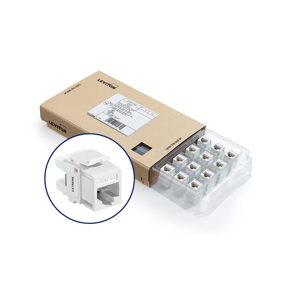 Leviton® 6110G-CW6 UTP Jack Inserts