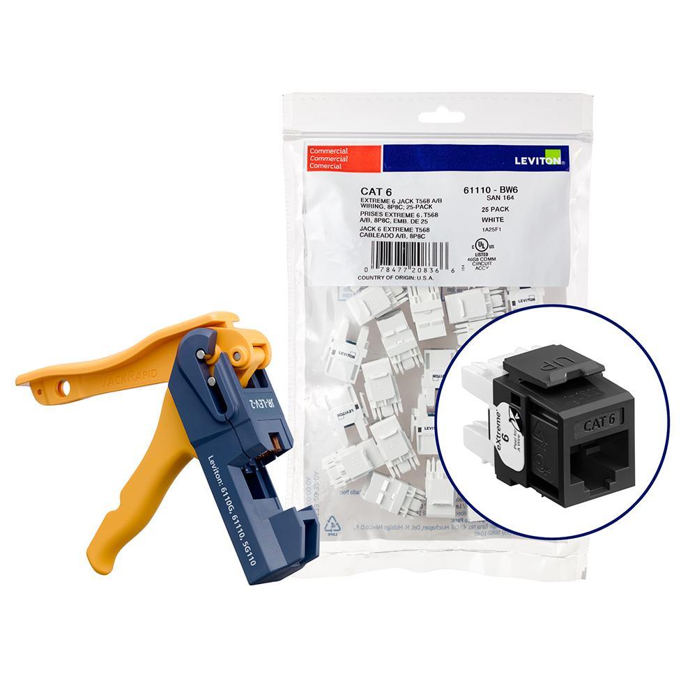 Leviton® 61110-JE6 UTP Jack Inserts