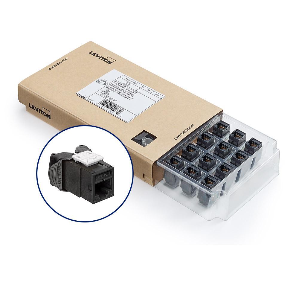 Leviton® 61UJK-CE6 UTP Jack Inserts