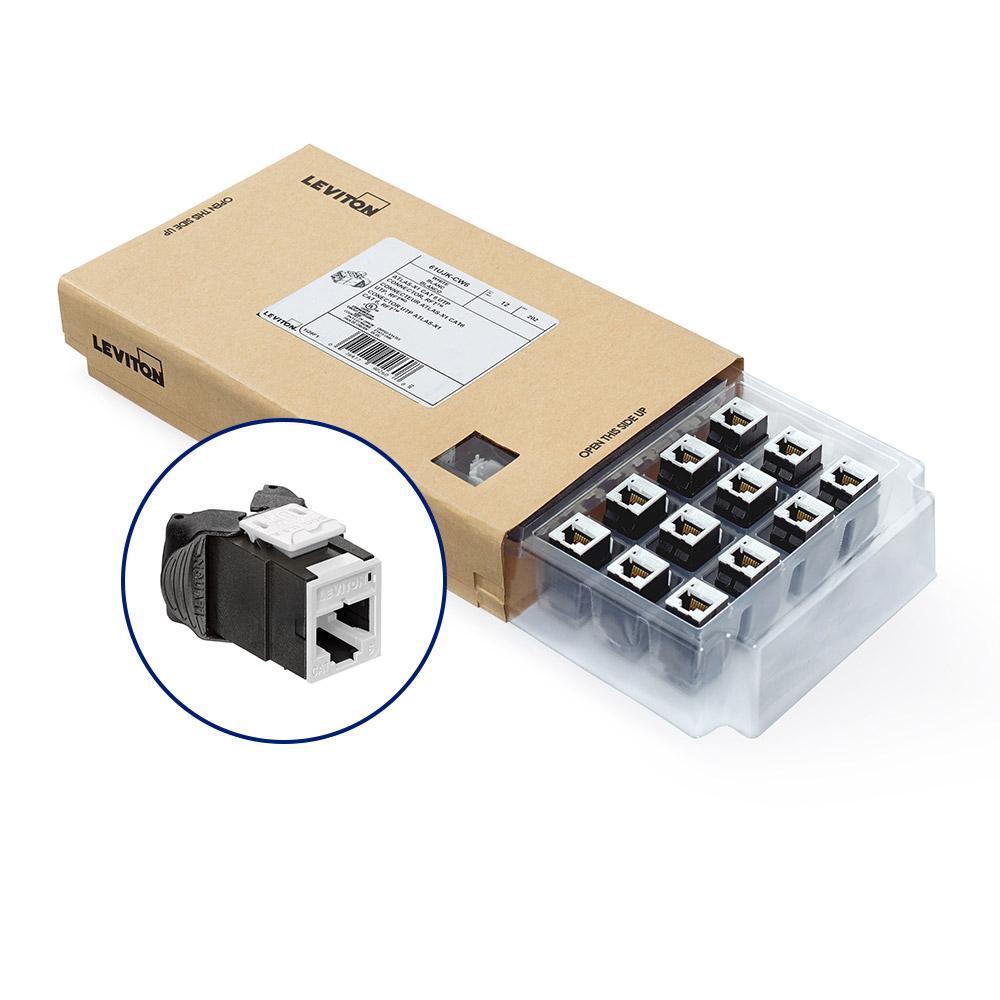 Leviton® 61UJK-CW6 UTP Jack Inserts