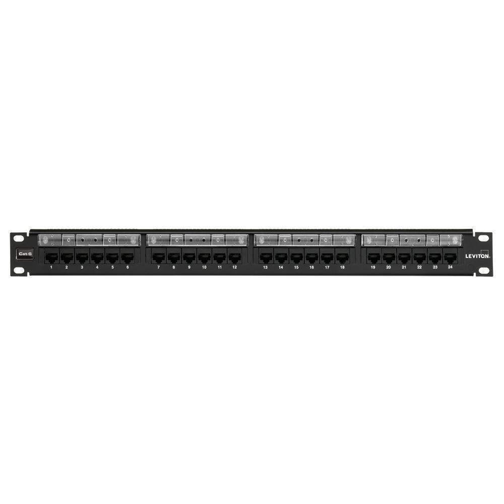 Leviton® 69586-L24 CU Media Patch Panels - Loaded