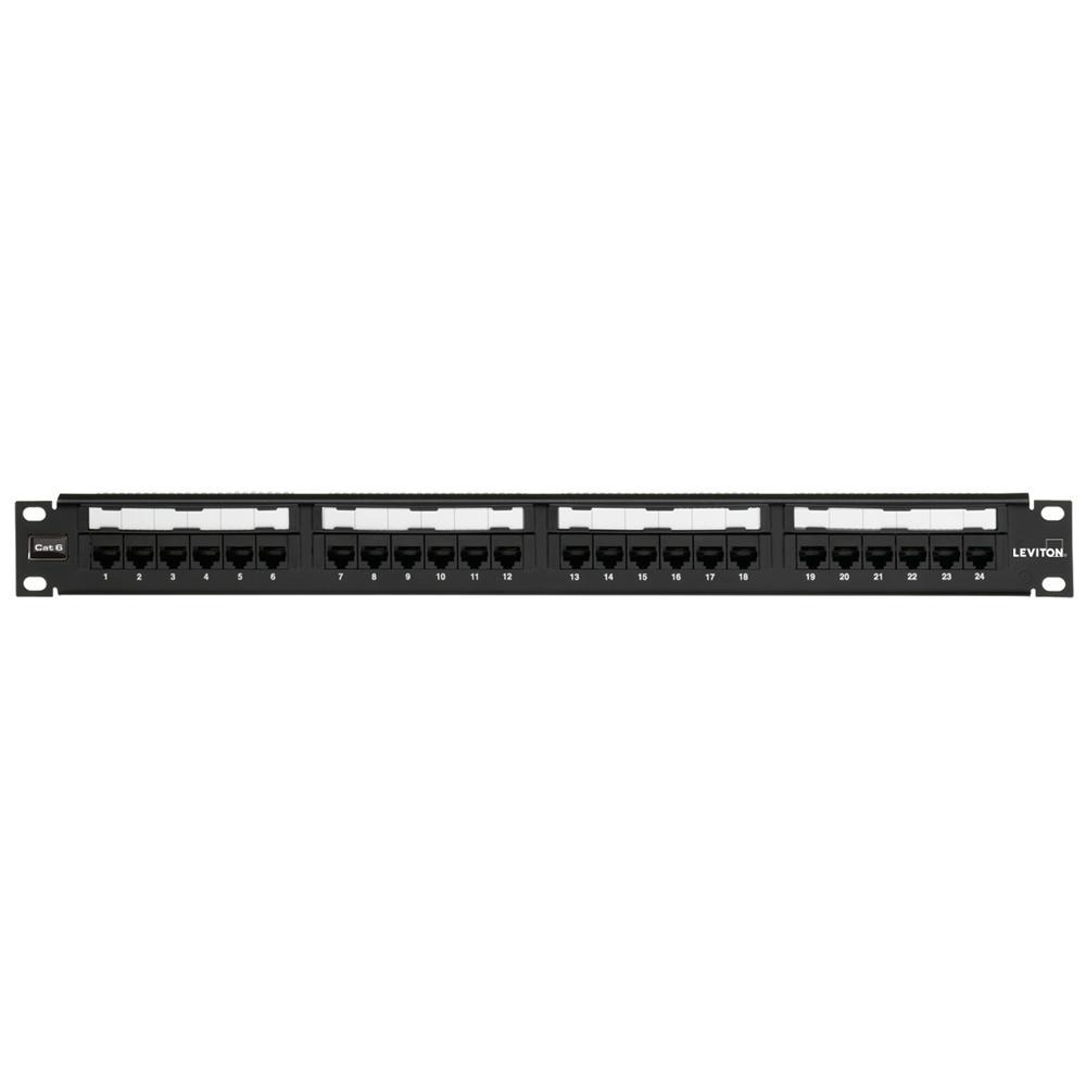 Leviton® 69586-U24 CU Media Patch Panels - Loaded