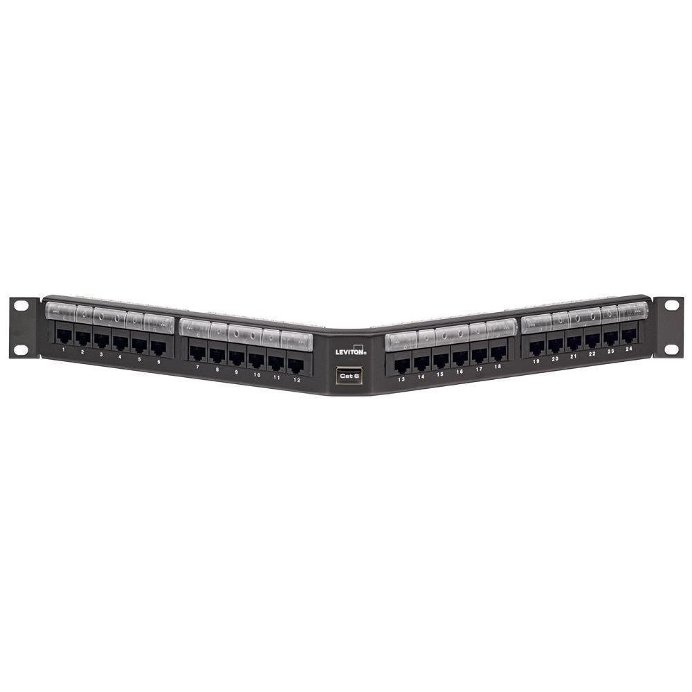 Leviton® 69587-L24 CU Media Patch Panels - Loaded