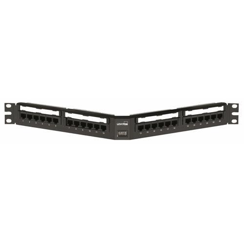Leviton® 69587-U24 CU Media Patch Panels - Loaded
