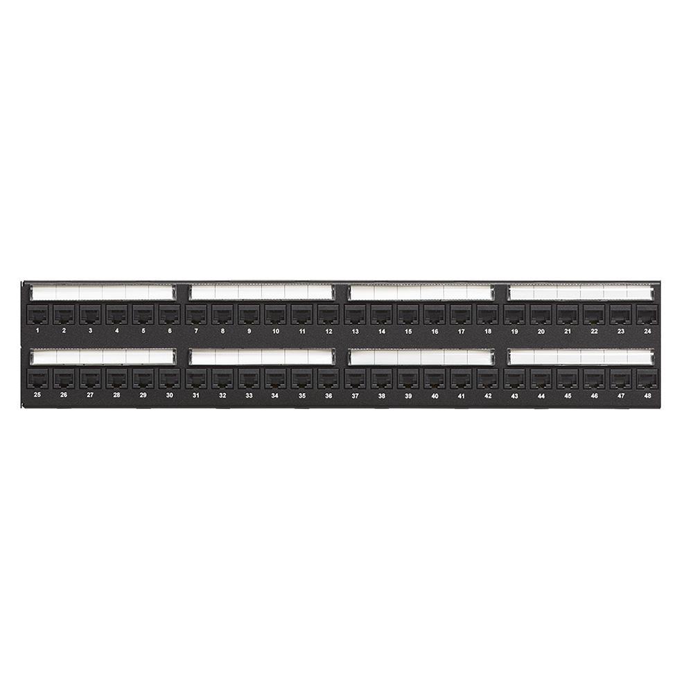 Leviton® 6A586-U48 CU Media Patch Panels - Loaded
