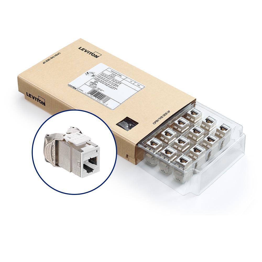 Leviton® 6ASJK-CW6 UTP Jack Inserts
