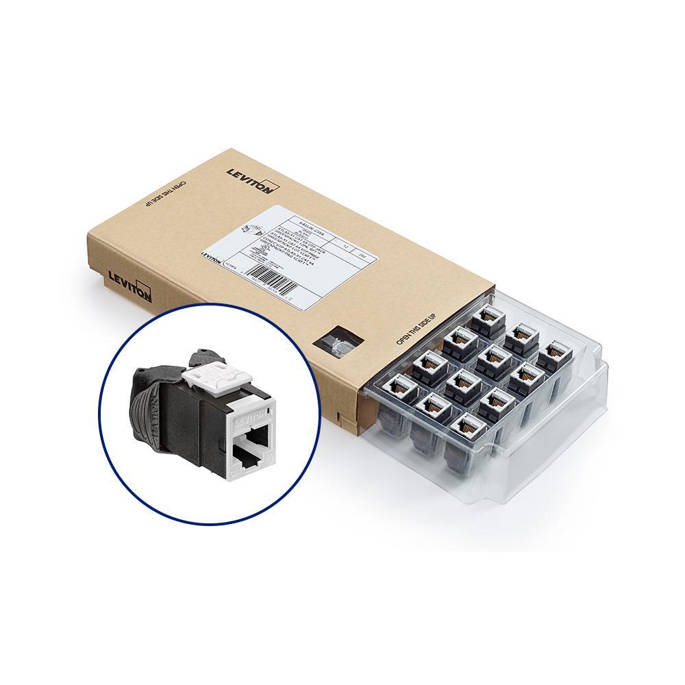 Leviton® 6AUJK-CW6 UTP Jack Inserts