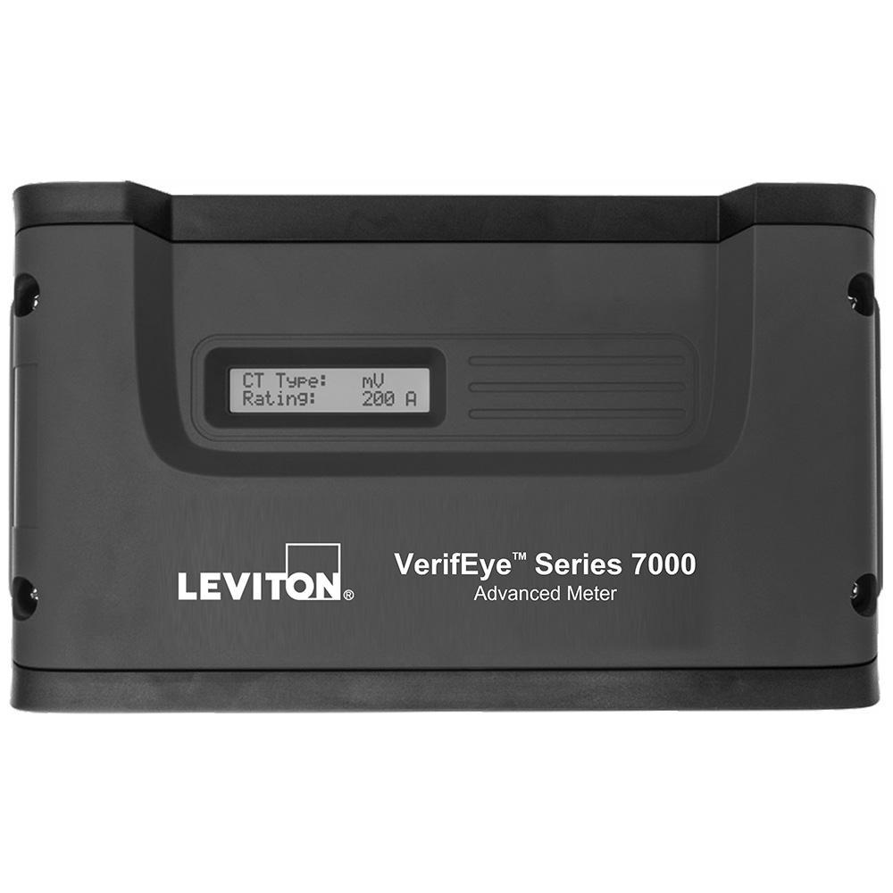 Leviton® 71D03 7100 3-Phase Electric Submeter, 90 to 600 V AC, 5 to 4000 A, 12 to 22 AWG Measuring, 50/60 Hz, NEMA 1 Enclosure