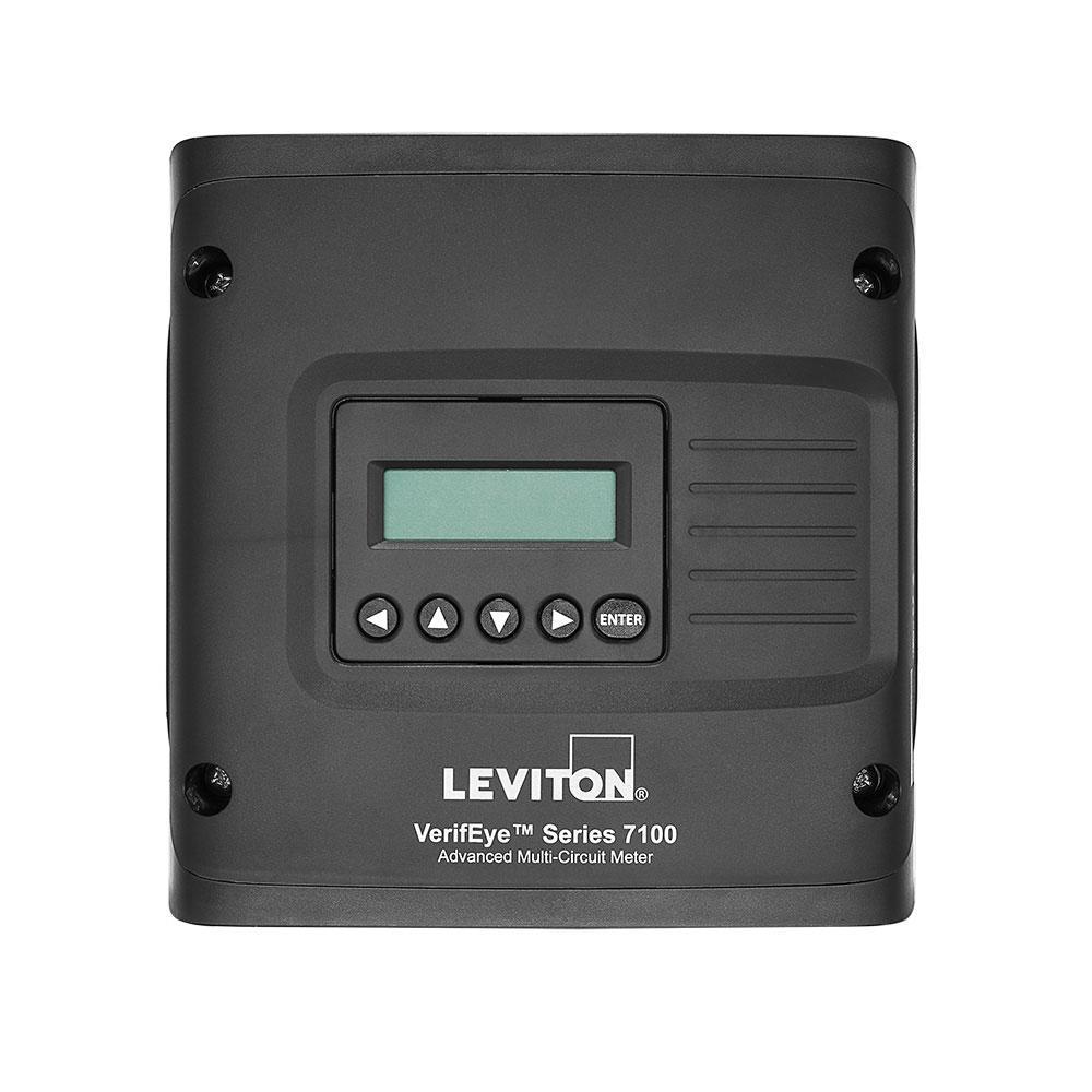 Leviton® VerifEye™ 71D12 7100 Embedded Electric Submeter Branch Circuit Monitor, 90 to 600 V AC, 5 to 4000 A, 50/60 Hz